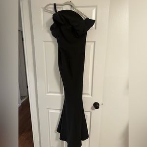 Jay Godfrey Black Ruffle Gown